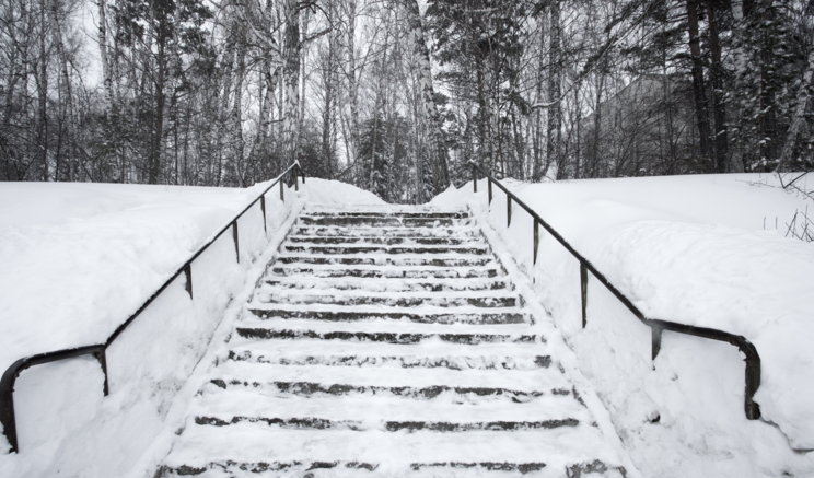 Icy steps premises liability case Pentlarge Law Group